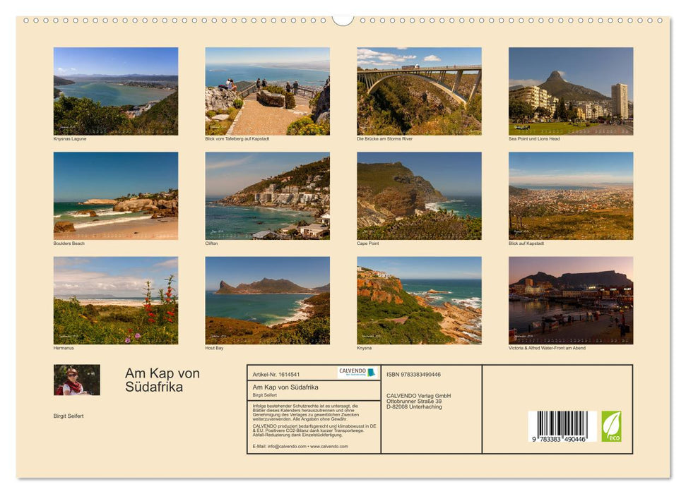 At the Cape of South Africa (CALVENDO Premium Wall Calendar 2024) 