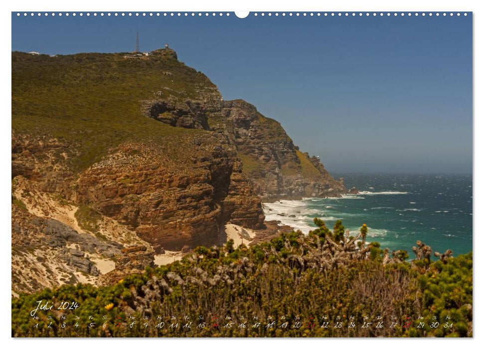 Au Cap d'Afrique du Sud (Calendrier mural CALVENDO Premium 2024) 