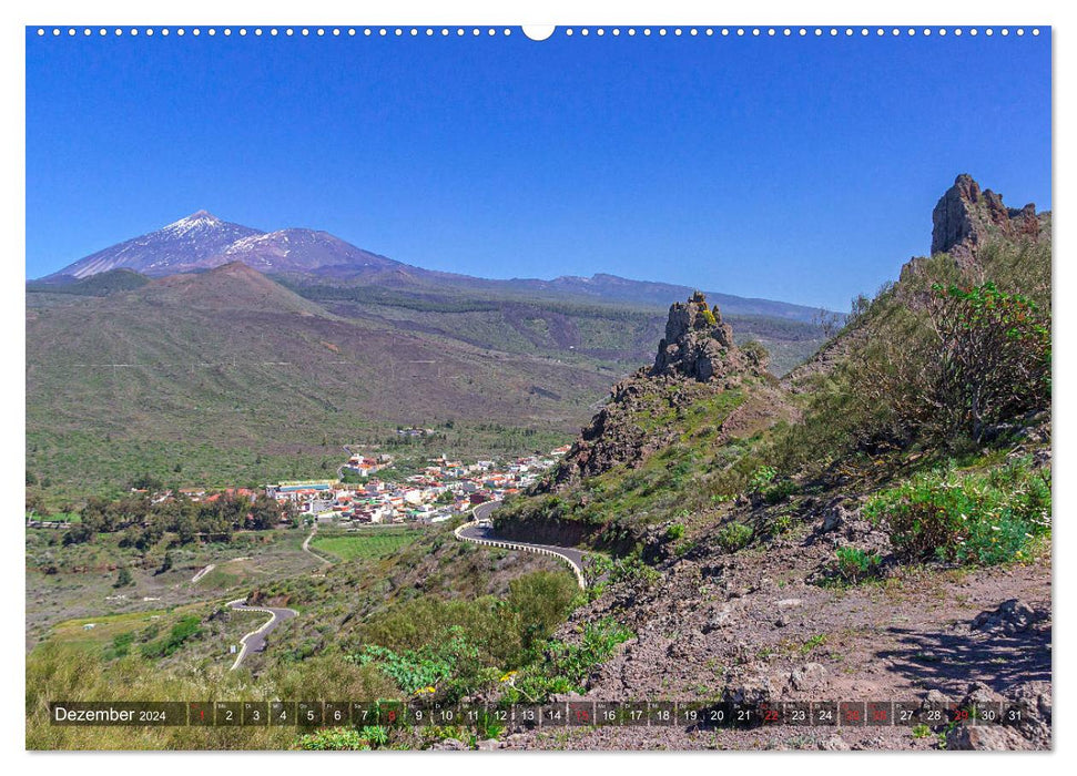 Vulkaninsel im Atlantik, Teneriffa (CALVENDO Wandkalender 2024)