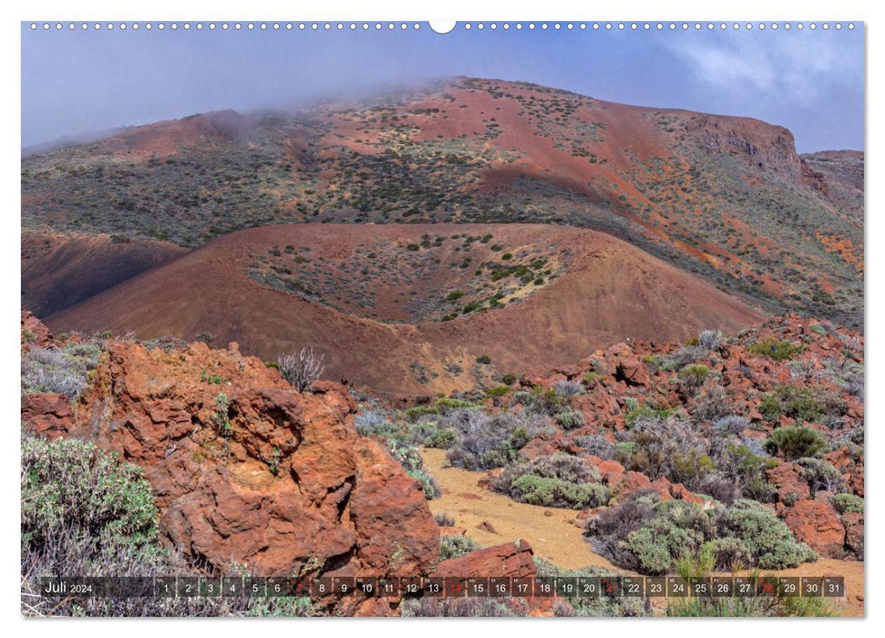 Vulkaninsel im Atlantik, Teneriffa (CALVENDO Wandkalender 2024)