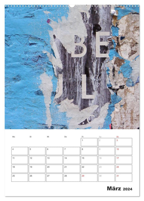 Plakatabrisse 2024 - Die Kunst des Zufalls / Planer (CALVENDO Premium Wandkalender 2024)