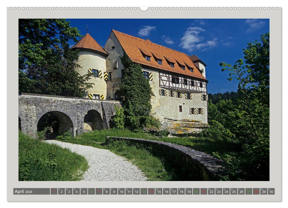 Kreuz und quer durch Bayern (CALVENDO Premium Wandkalender 2024)