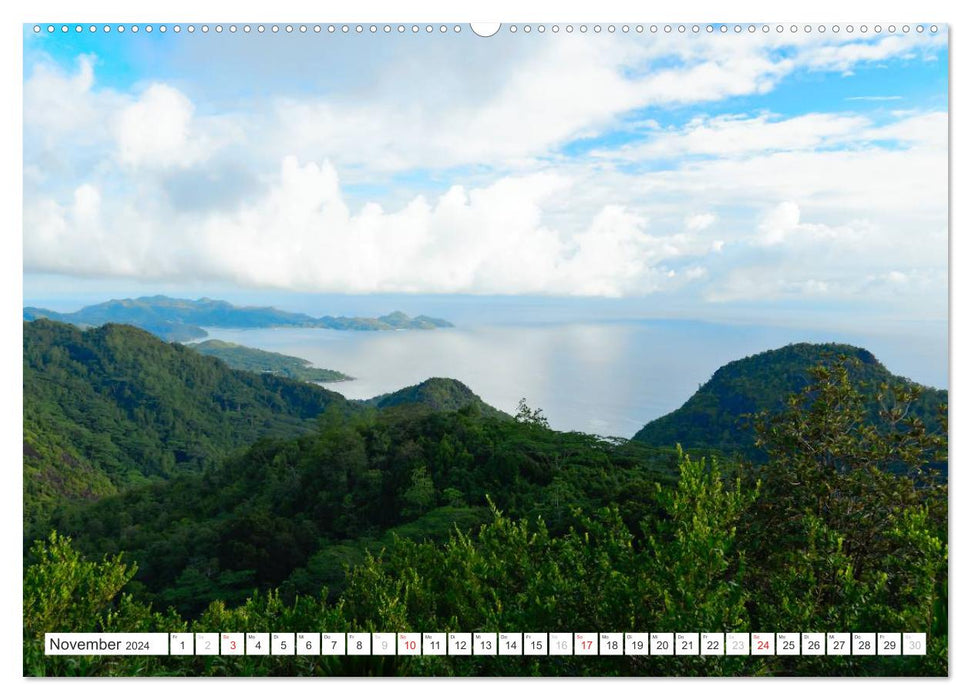 Seychellen - Ein letztes Paradies auf Erden (CALVENDO Premium Wandkalender 2024)