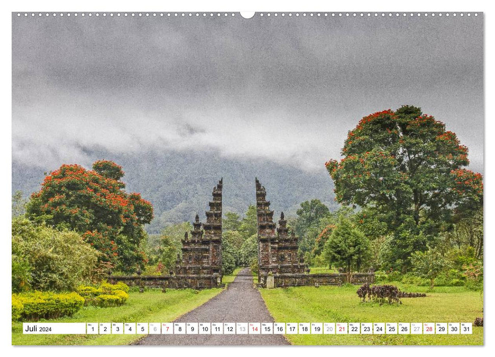 Bali – Temples, Dieux et Démons (Calvendo Premium Wall Calendar 2024) 