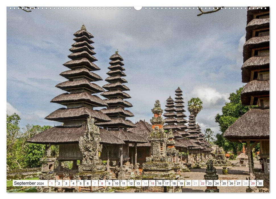 Bali - Tempel, Götter und Dämonen (CALVENDO Premium Wandkalender 2024)