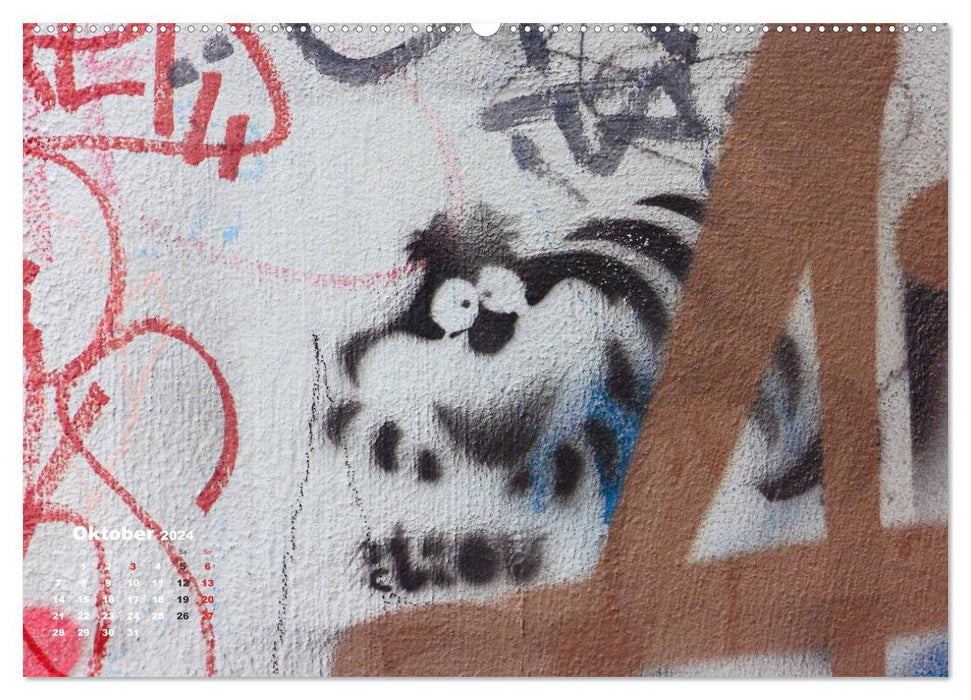 STENCIL ART 2024 - Schablonen Graffiti (CALVENDO Premium Wandkalender 2024)