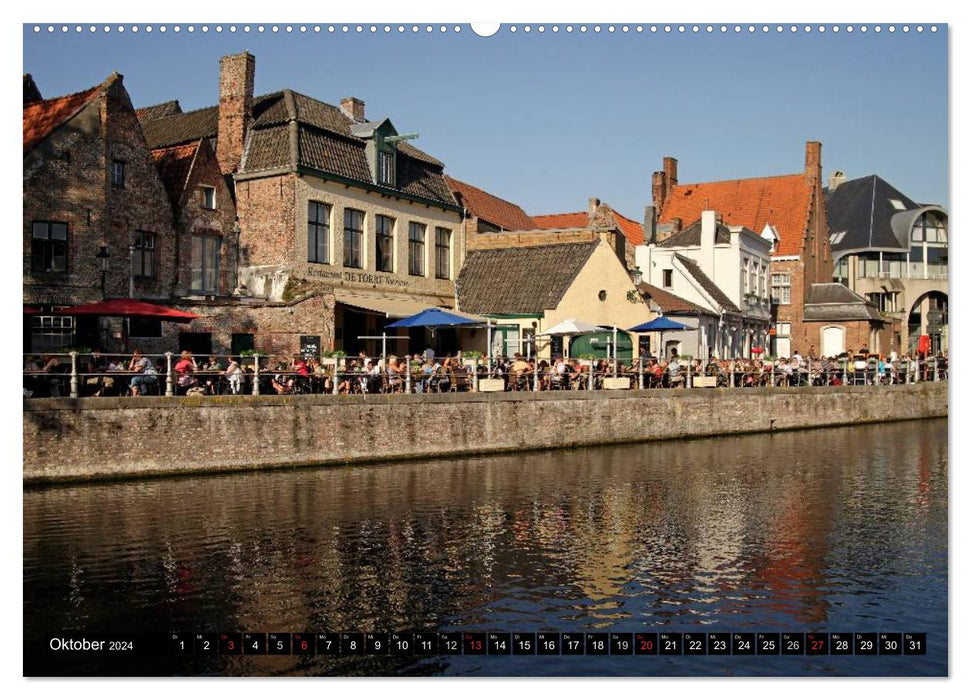 Bruges - Belgium (CALVENDO wall calendar 2024) 