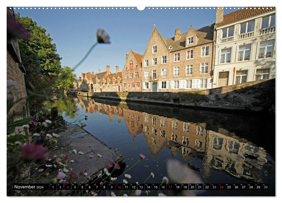 Brügge - Belgien (CALVENDO Wandkalender 2024)