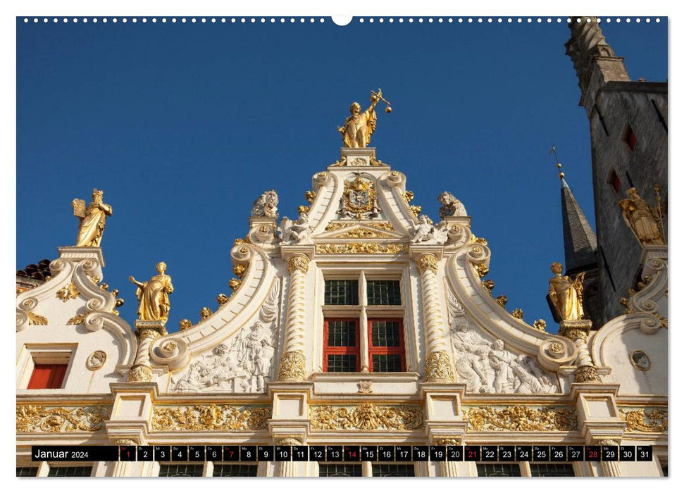 Brügge - Belgien (CALVENDO Wandkalender 2024)
