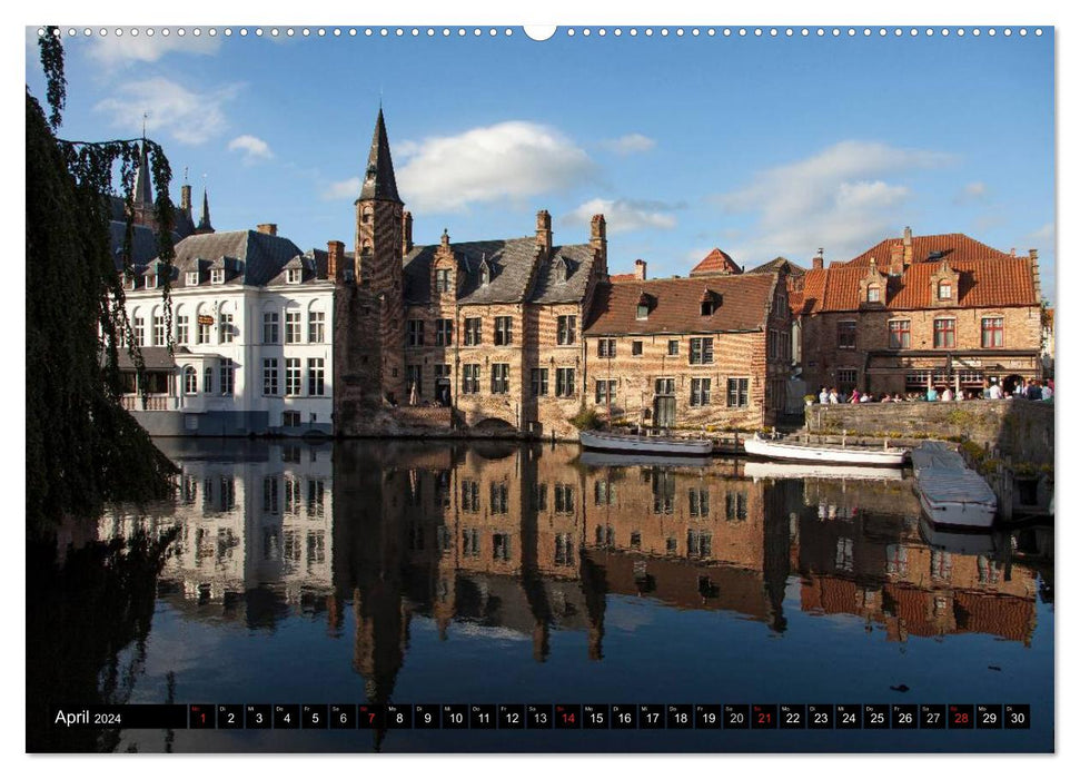 Bruges - Belgique (Calendrier mural CALVENDO 2024) 