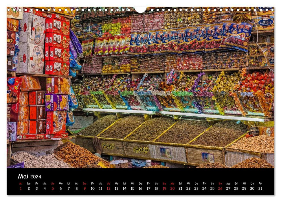 Stands de marchés dans le monde entier (Calendrier mural CALVENDO 2024) 