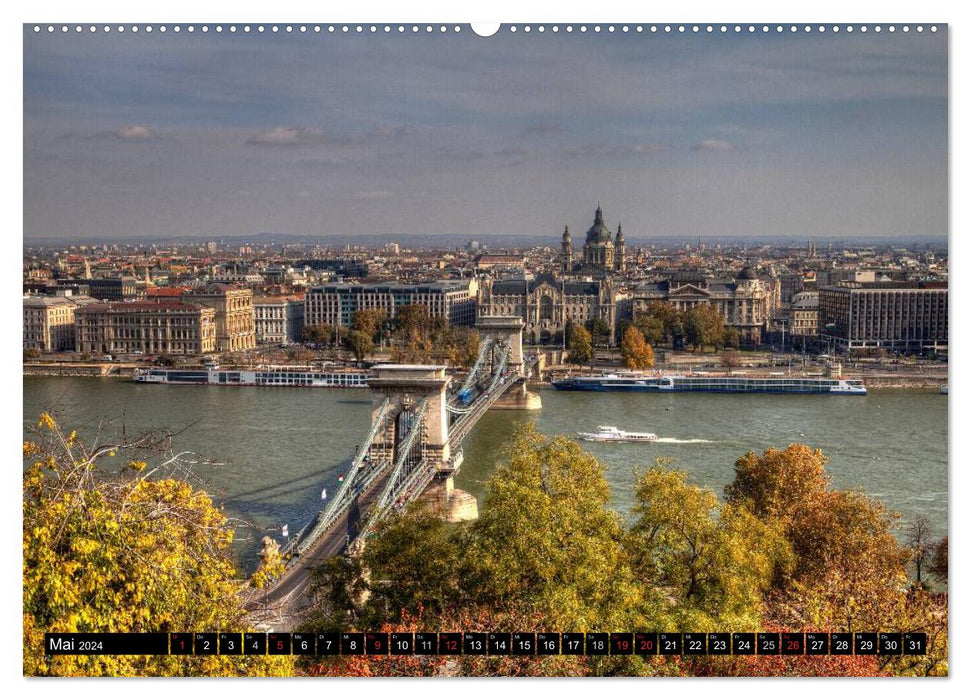 Villes européennes (Calvendo Premium Wall Calendar 2024) 