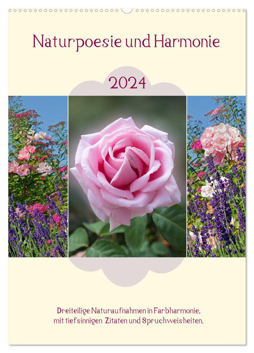 Naturpoesie und Harmonie 2024 (CALVENDO Wandkalender 2024)