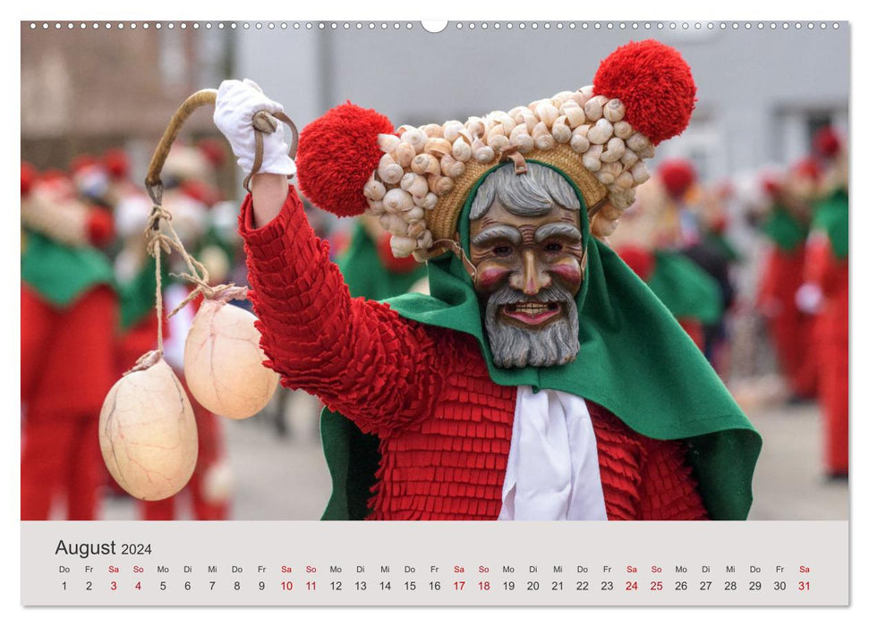 Narri 2024 Bilder der Schwäbisch-Alemannischen Fasnet (CALVENDO Wandkalender 2024)