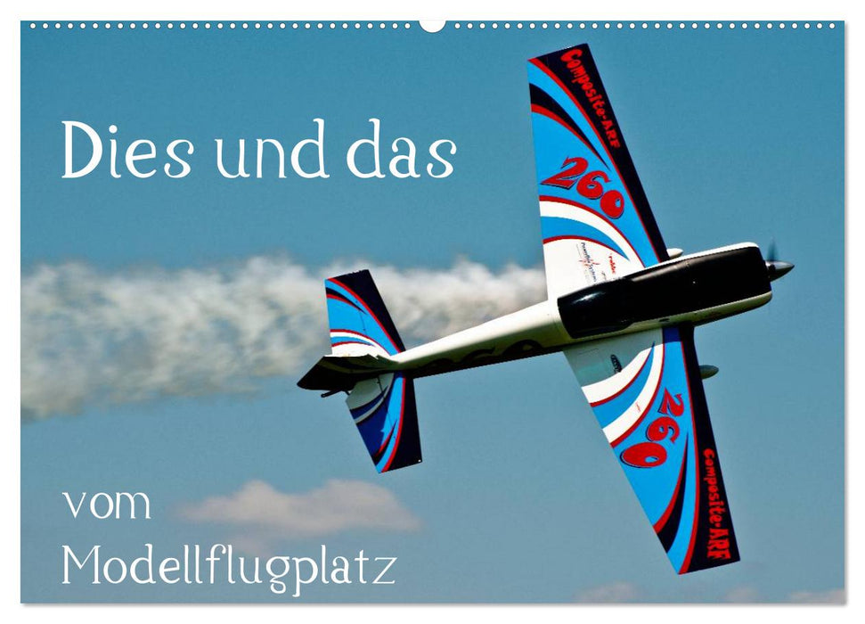 Dies und das vom Modellflugplatz (CALVENDO Wandkalender 2024)