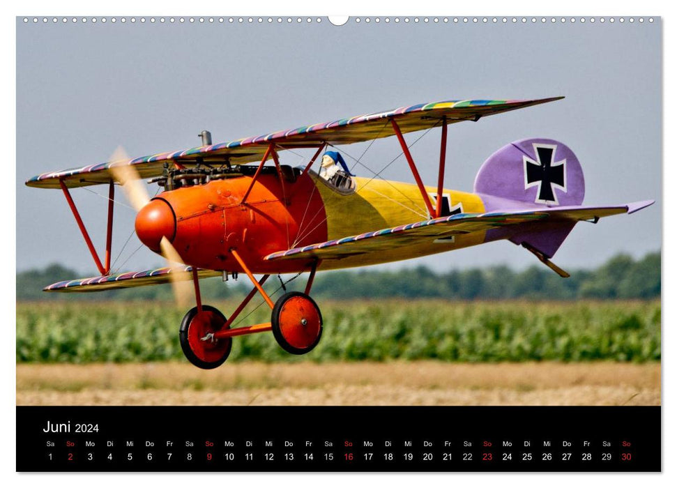 Dies und das vom Modellflugplatz (CALVENDO Wandkalender 2024)