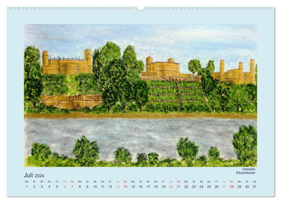 Our beautiful Dresden (CALVENDO wall calendar 2024) 