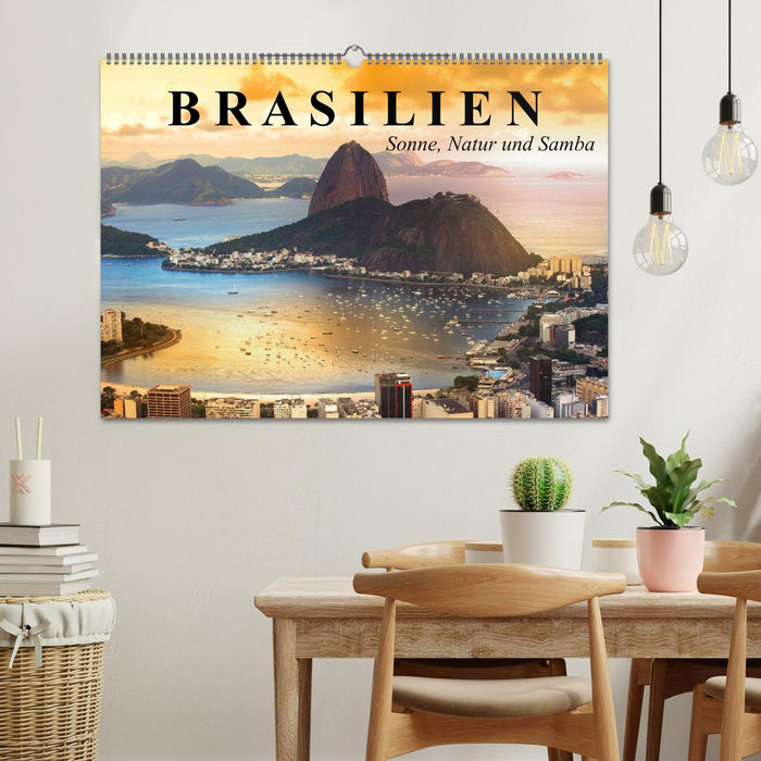 Brazil. Sun, nature and samba (CALVENDO wall calendar 2024) 