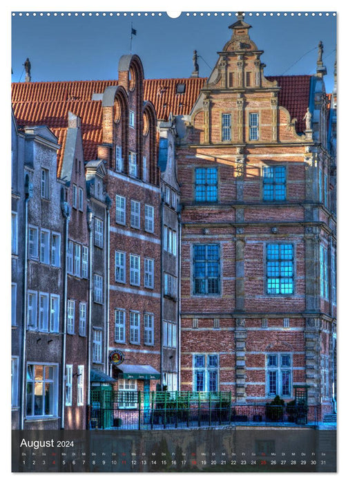 Gdansk - Une beauté sur la mer Baltique (Calvendo Premium Wall Calendar 2024) 