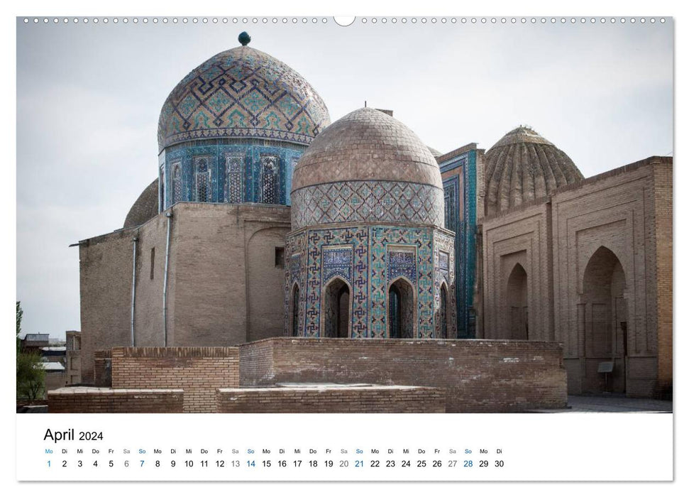 Uzbekistan - Fascinating architecture along the Silk Road (CALVENDO wall calendar 2024) 