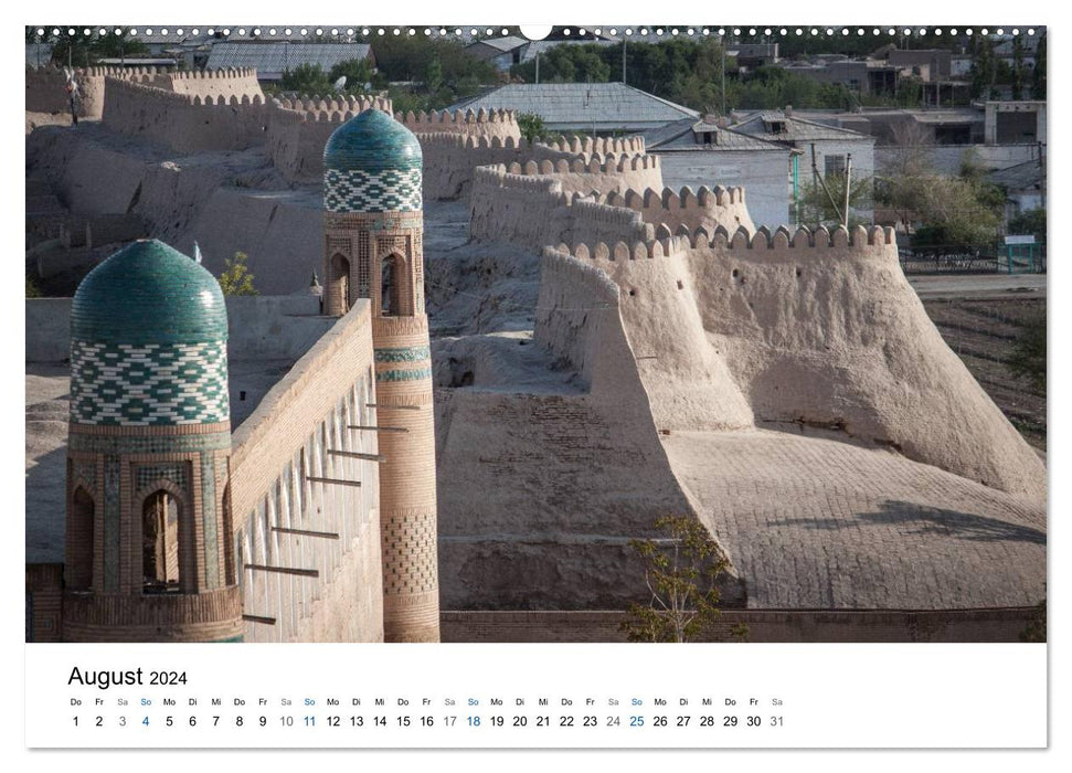 Uzbekistan - Fascinating architecture along the Silk Road (CALVENDO wall calendar 2024) 