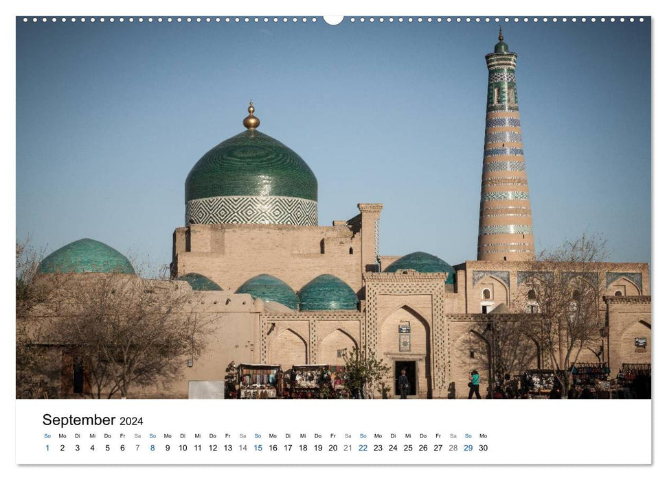 Uzbekistan - Fascinating architecture along the Silk Road (CALVENDO wall calendar 2024) 