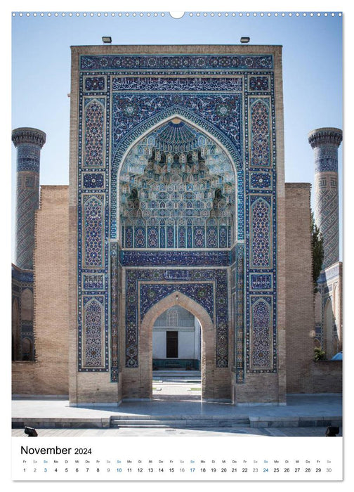 Uzbekistan - Fascinating architecture along the Silk Road (CALVENDO wall calendar 2024) 