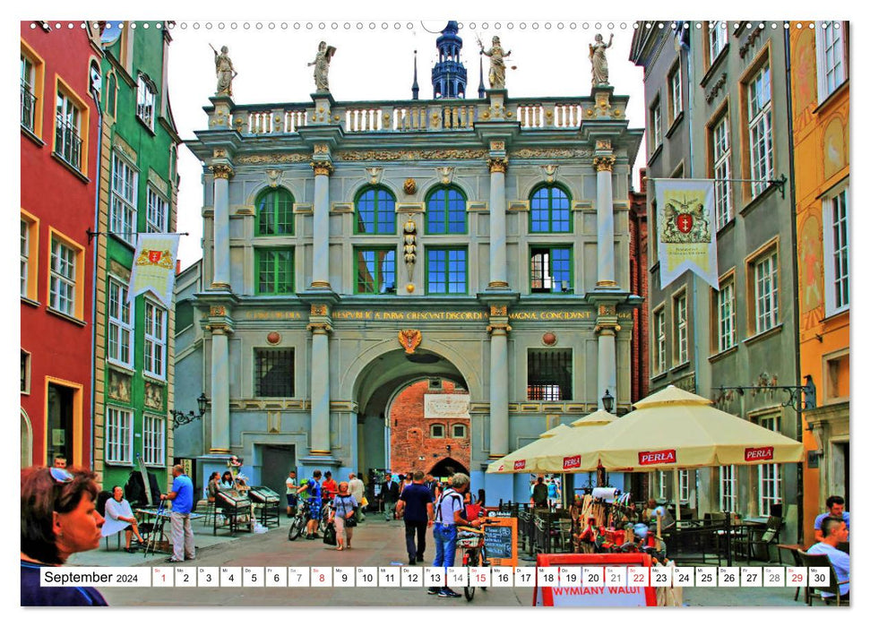 Gdansk - Une beauté historique (Calendrier mural CALVENDO Premium 2024) 