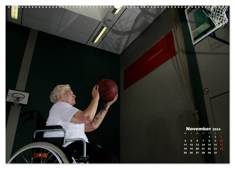 « La beauté dans la vieillesse » – En forme et active (Calendrier mural CALVENDO Premium 2024) 