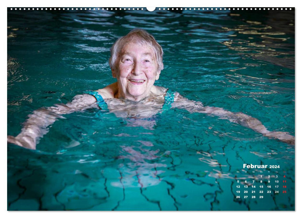 « La beauté dans la vieillesse » – En forme et active (Calendrier mural CALVENDO Premium 2024) 