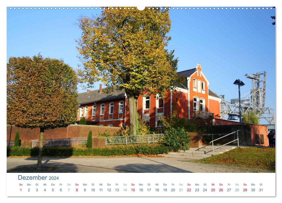 City of Nordenham 2024. Impressions between the Weser and the meadows (CALVENDO wall calendar 2024) 