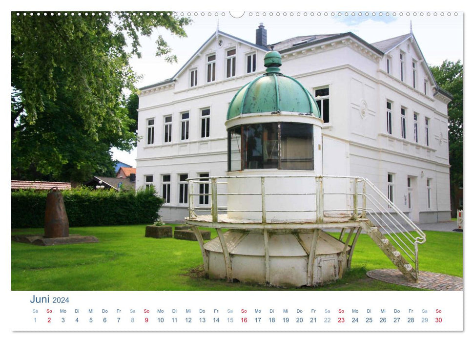 City of Nordenham 2024. Impressions between the Weser and the meadows (CALVENDO wall calendar 2024) 