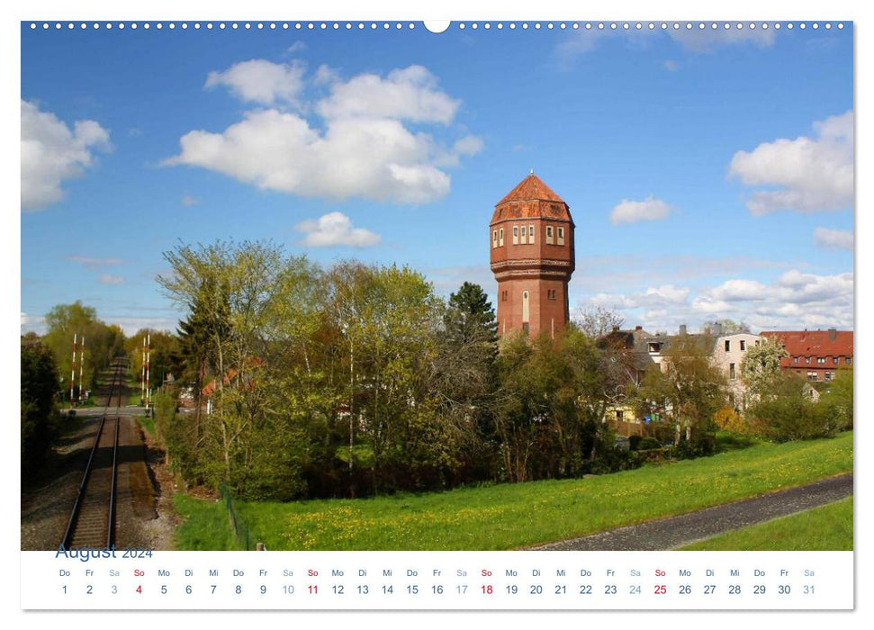 City of Nordenham 2024. Impressions between the Weser and the meadows (CALVENDO wall calendar 2024) 