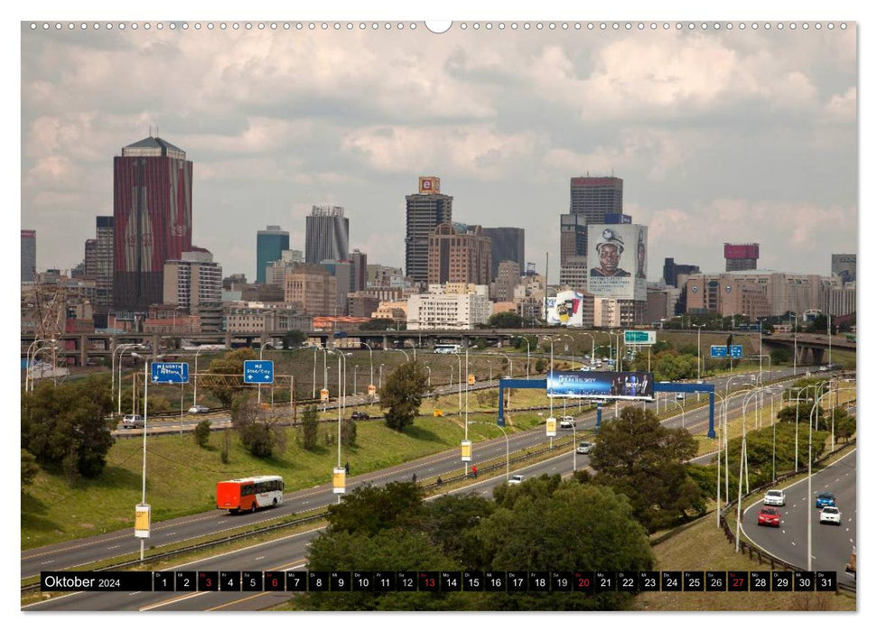 Johannesburg Südafrika (CALVENDO Premium Wandkalender 2024)