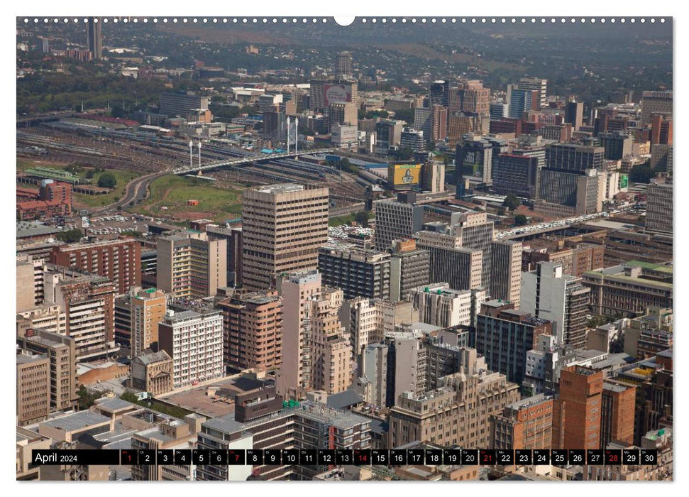 Johannesburg Afrique du Sud (Calvendo Premium Calendrier mural 2024) 