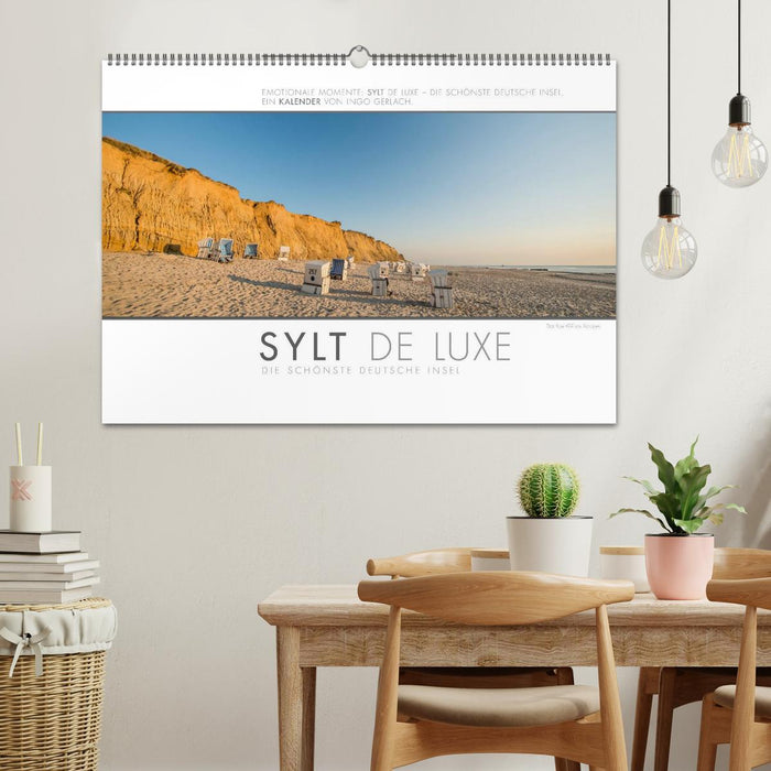 Moments d'émotion : Sylt de Luxe - la plus belle île allemande. (Calendrier mural CALVENDO 2024) 