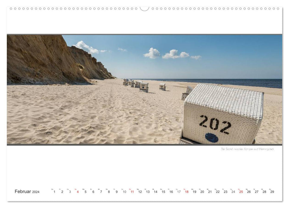 Moments d'émotion : Sylt de Luxe - la plus belle île allemande. (Calendrier mural CALVENDO 2024) 