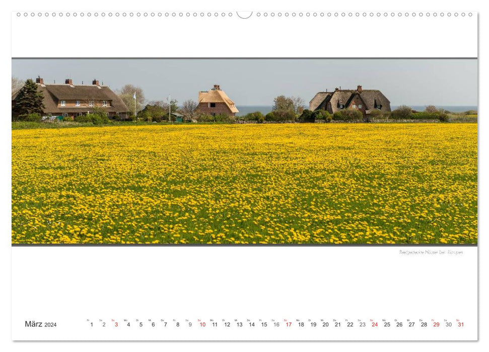 Moments d'émotion : Sylt de Luxe - la plus belle île allemande. (Calendrier mural CALVENDO 2024) 