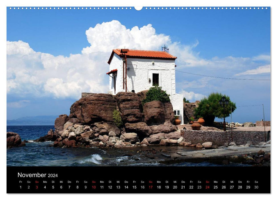 Grèce - Île de Lesbos (Calendrier mural CALVENDO 2024) 