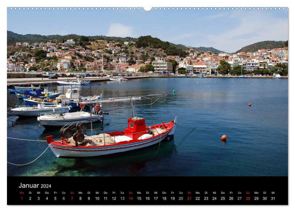 Grèce - Île de Lesbos (Calendrier mural CALVENDO 2024) 