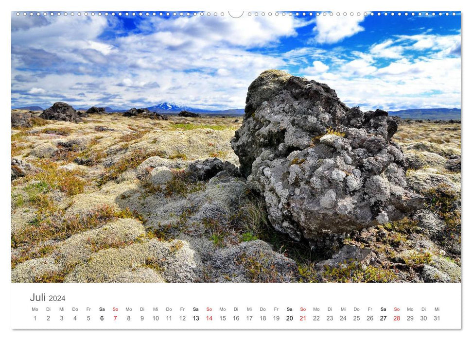 Fascination Islande – Calendrier paysage 2024 (Calvendo Premium Wall Calendar 2024)