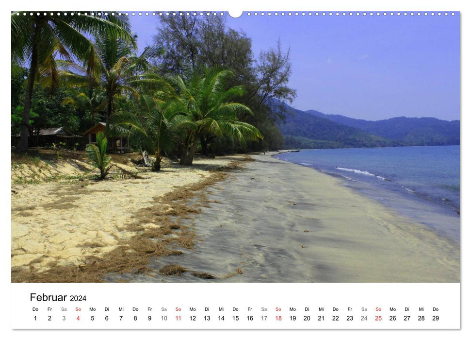 Highlights of a trip around the world (CALVENDO wall calendar 2024) 