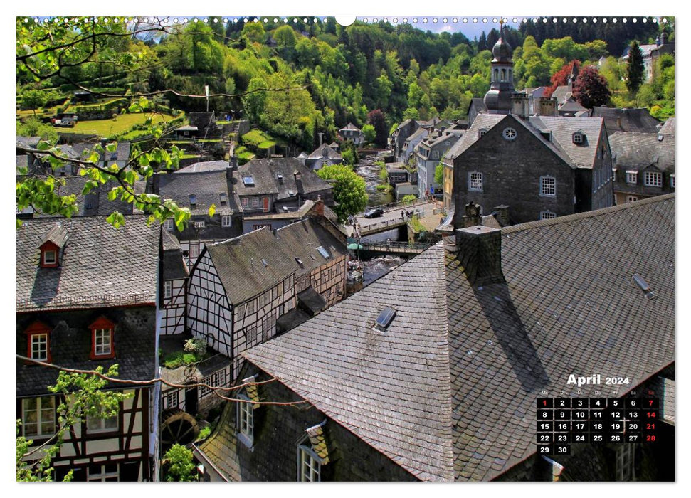 Une perle dans l'Eifel - Monschau (Calendrier mural CALVENDO 2024) 