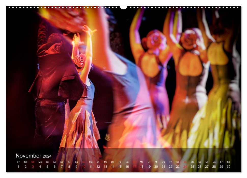 Flamenco - Tanz der Leidenschaft (CALVENDO Wandkalender 2024)