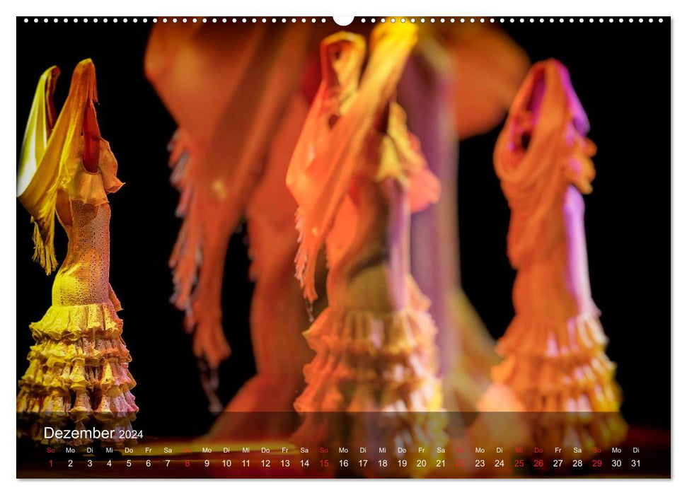 Flamenco - Dance of Passion (CALVENDO wall calendar 2024) 