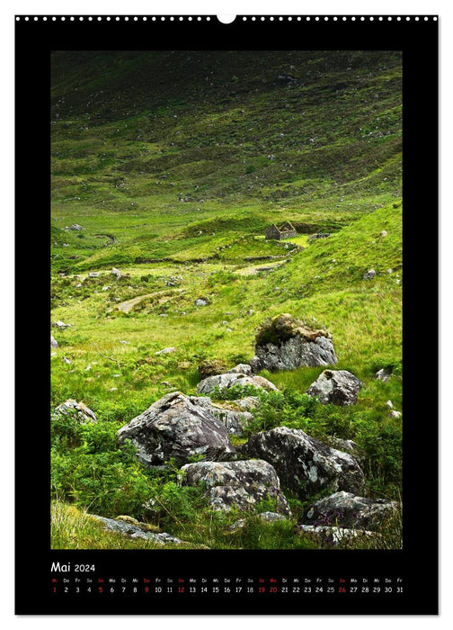 Irlande - Lieux romantiques sur l'île d'Émeraude (Calvendo Premium Wall Calendar 2024) 