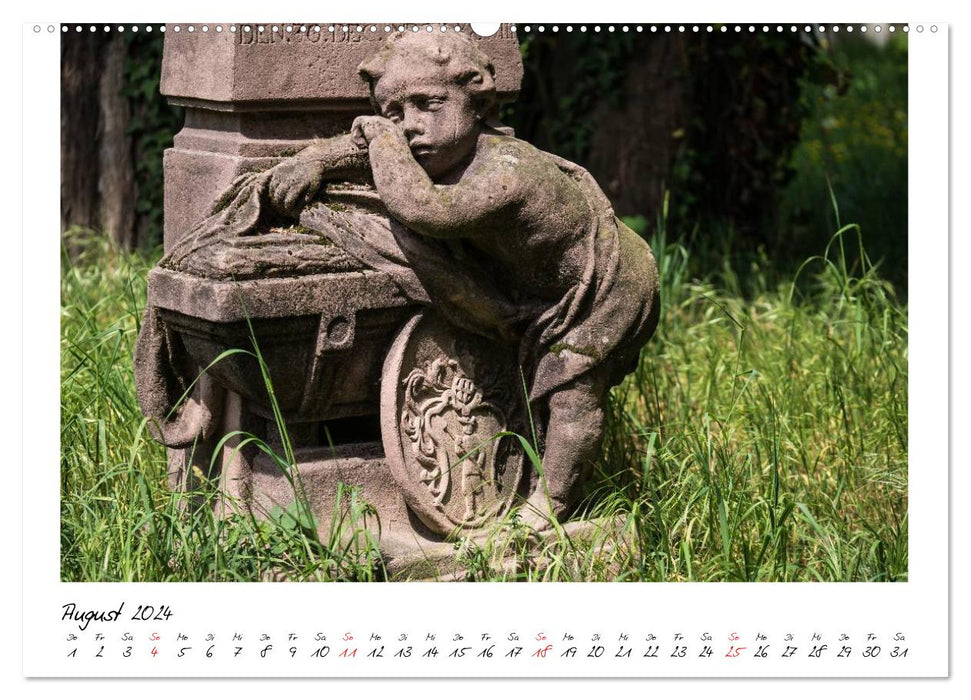 Alter Friedhof Freiburg (CALVENDO Premium Wandkalender 2024)