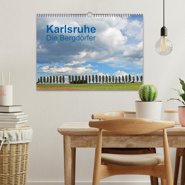 Karlsruhe - The mountain villages (CALVENDO wall calendar 2024) 