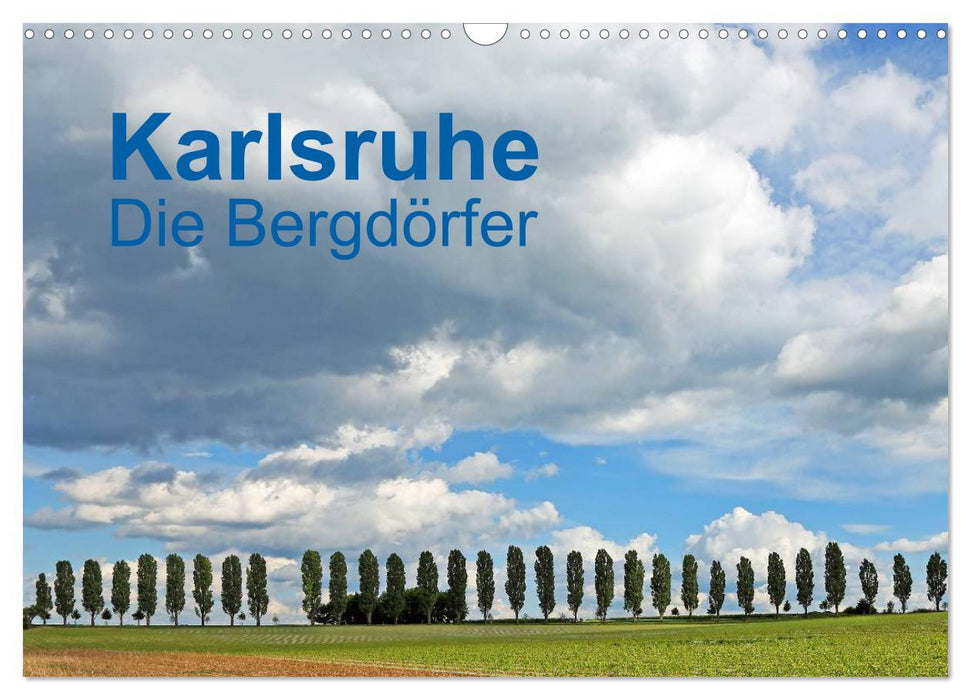 Karlsruhe - The mountain villages (CALVENDO wall calendar 2024) 