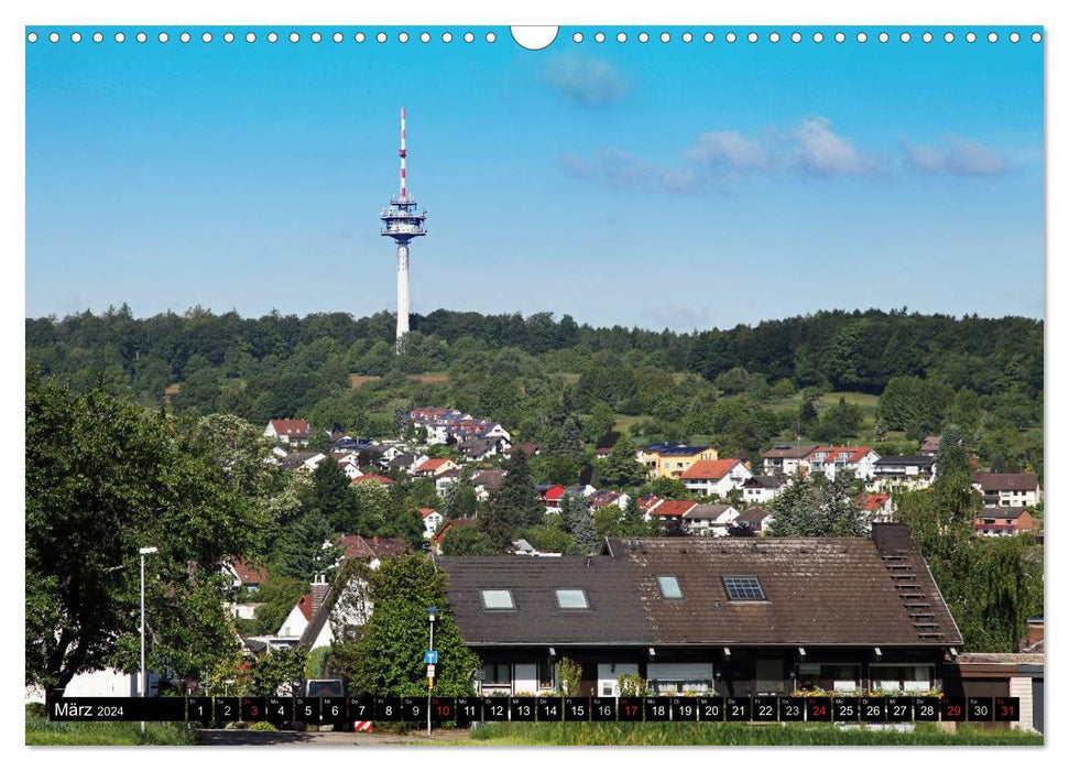 Karlsruhe - The mountain villages (CALVENDO wall calendar 2024) 